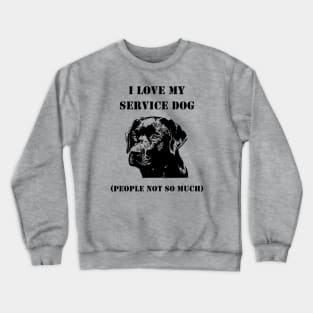 Labrador Service Dog Crewneck Sweatshirt